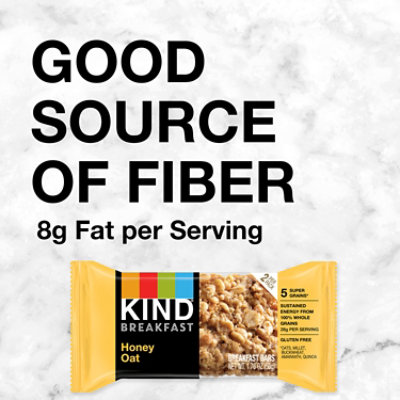 Kind Breakfast Bars Honey Oat 6 Count - 1.76 Oz - Image 4