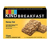 Kind Breakfast Bars Honey Oat 6 Count - 1.76 Oz