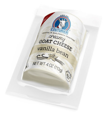 Vanilla Bean Goats Cheese Log - 4 Oz - Image 1