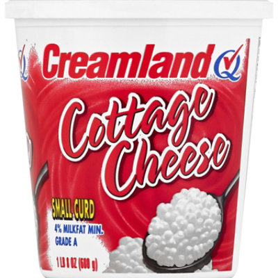 Creamland 4% Milkfat Small Curd Cottage Cheese - 24 Oz - Image 1