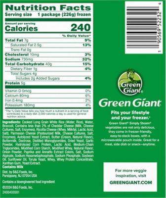 Green Giant Cheesy Rice & Broccoli in Cheese Flavored Sauce - 8 Oz - Image 6