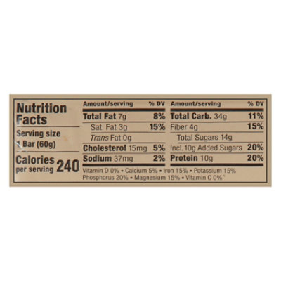 Jambar Chocolate Cha Cha Organic Energy Bar - 2.12 Oz - Image 4