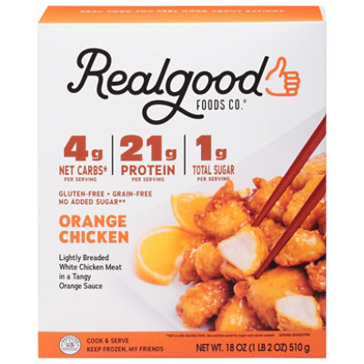 Real Good Foods Orange Chicken 18 Oz - 18 Oz - Image 3