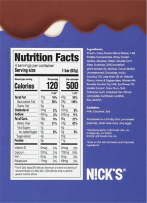 Nick's Vanilj Choklad Coatedm Ice Cream Bar 4 Count - 10.8 Oz - Image 5