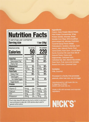 Nick's Salta Karamell Ice Cream Swirl Bar 4 Count - 11.2 Oz - Image 5