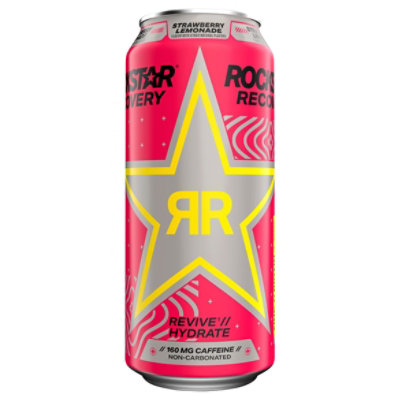 Rockstar Recovery Strawberry Lemonade Energy Drink - 16 Fl. Oz. - Image 3