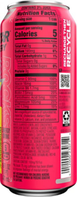 Rockstar Recovery Strawberry Lemonade Energy Drink - 16 Fl. Oz. - Image 6