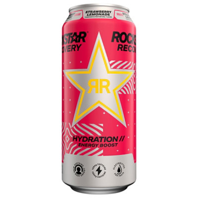 Rockstar Recovery Strawberry Lemonade Energy Drink - 16 Fl. Oz. - Image 1