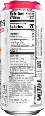 Rockstar Pure Strawberry Peach Zero Sugar Energy Drink - 16 Fl. Oz. - Image 6