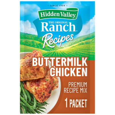 Hidden Valley Ranch Recipes Buttermilk Chicken Premium Recipe Mix - 1 Oz - Image 1