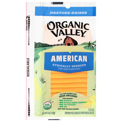 Organic Valley Organic American Cheese Slice - 6 Oz - Image 2