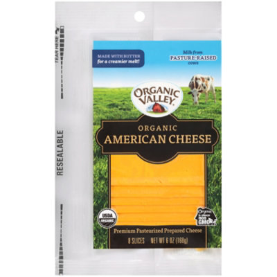 Organic Valley Organic American Cheese Slice - 6 Oz - Image 1