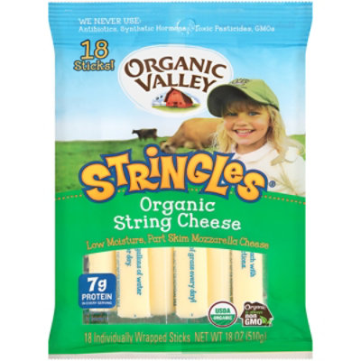 Organic Valley Organic Mozzarella Cheese Stringles- 18 Oz - Image 2