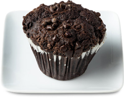 Double Chocolate Chip Muffin - Each (available between 6 AM to 2 PM) - Image 1