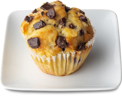 Chocolate Chip Muffin - Each (available between 6 AM to 2 PM) - Image 1