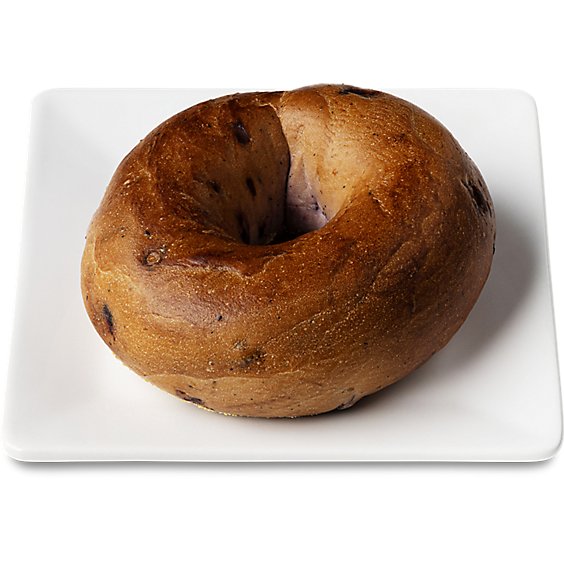 Bakery Fresh Blueberry Bagel - Each (available between 6 AM to 2 PM)