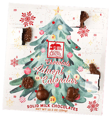Milk Chocolate Advent Calendar - 10.3 Oz - Image 1