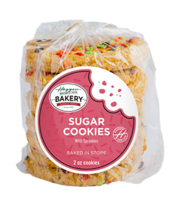 Haggen Sugar Cookies With Sprinkles - 8 Count - Image 1