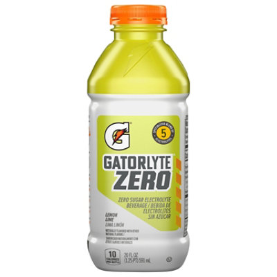 Gatorade Gatorlyte Zero Sugar Electrolyte Lemon Lime Sports Drink - 20 Oz