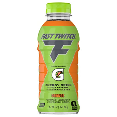 Fast Twitch Orange Energy Drink - 12 Fl .Oz. - Image 3