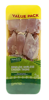 Signature Farms Boneless Skinless Chicken Thighs - 3.50 Lb - Image 1