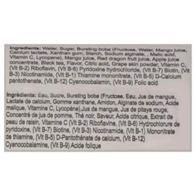 Inotea Pobble Bursting Mango + Red Dragon Fruit Bubble Tea - 16.6 Fl. Oz. - Image 5