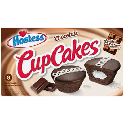 Chocolate Cupcakes 8 Count - 12.7 Oz - Image 1