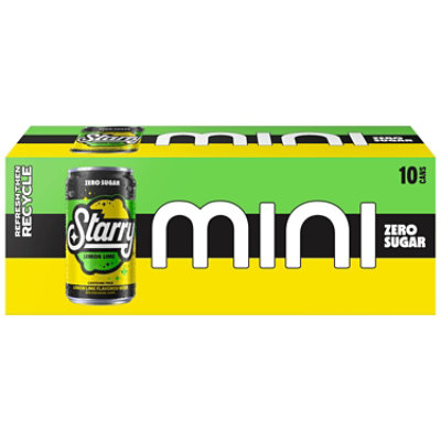 Starry Lemon Lime Zero Sugar - 10-7.5 Fl. Oz. - Image 1