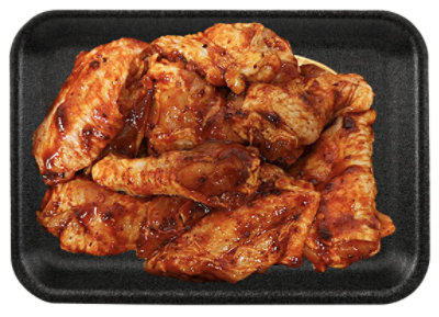 Chicken Wings with Jamaican Jerk Marinade Up To 10% Solution - 1.25 Lb