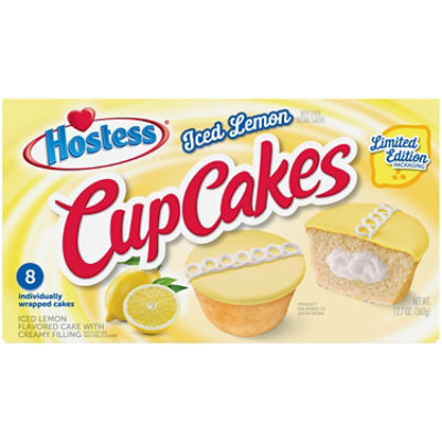 Iced Lemon Cupcakes 8 Count - 12.7 Oz - Image 1