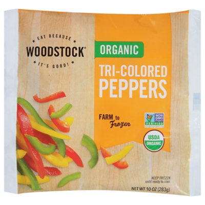 Woodstock Oragnic Tri Colored Peppers - 10 Oz - Image 3