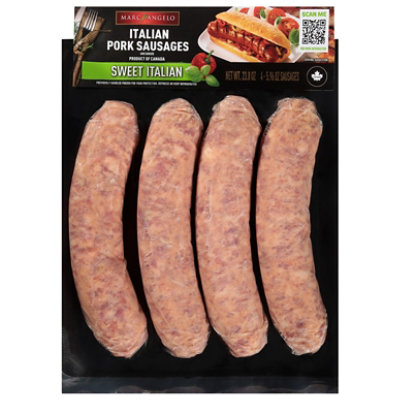 Sweet Italian Pork Jumbo Sausages - 23.68 Oz - Image 1