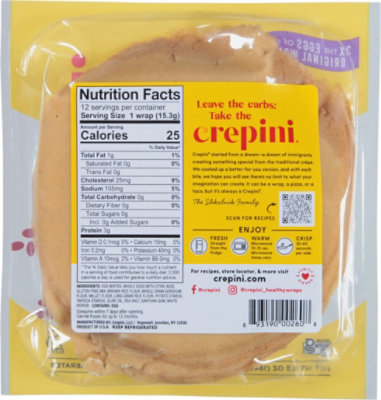 Crepini Petite Egg Wraps - 6.5 Oz - Image 6