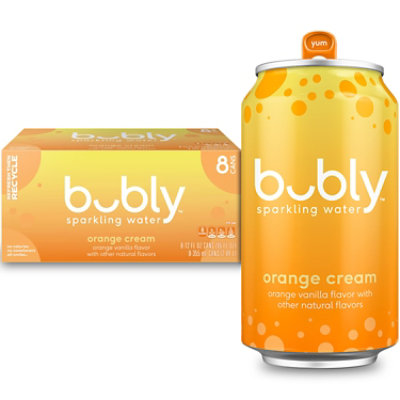 Bubly Orange Cream - 8-12 Fl. Oz.