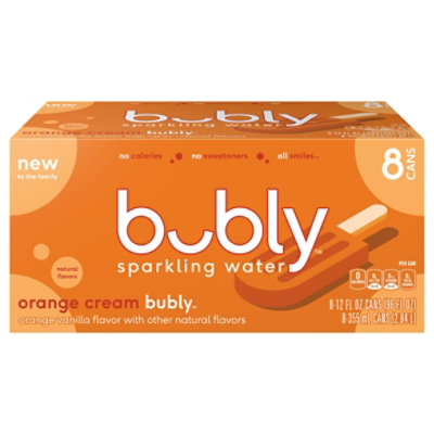 Bubly Orange Cream - 8-12 Fl. Oz. - Image 2