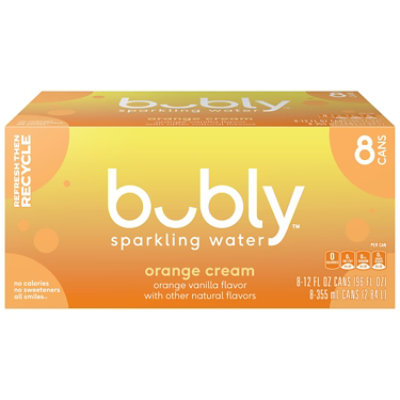 Bubly Orange Cream - 8-12 Fl. Oz. - Image 2