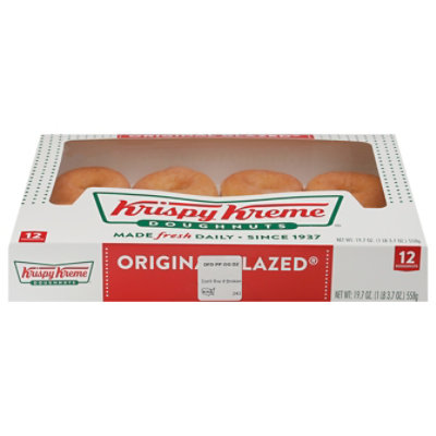 Krsipy Kreme Original Glazed Donut 12 Count - 2.10 Lb - Image 2
