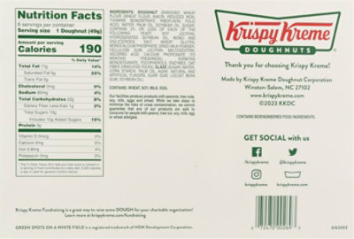 Krsipy Kreme Original Glazed Donut 6 Count - 1 Lb - Image 5