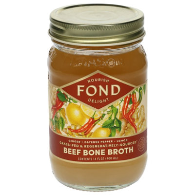Fond Bone Organic Cayenne Beef Broth - 14 Fl. Oz. - Image 3