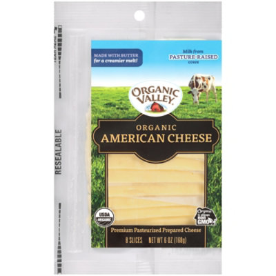 Organic Valley Sliced White Cheese American - 6 Oz - Image 2