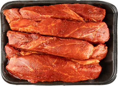 Pork Loin Country Style Prk Ribs Ssnd Bl - Lb - albertsons