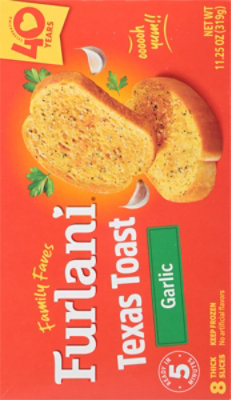 Furlani Garlic Texas Toast - 11.25 Oz - Image 6