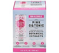Clever Pink Gin & Tonic Mocktail Multipack - 4-12 Fl. Oz.