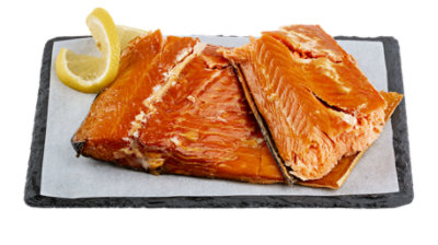 Traditional Farmed Hot Smoked Salmon Coho - 0.5 Lb - Image 1