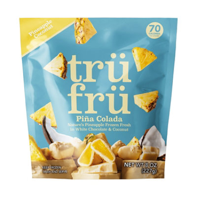 Tru Fru Pineapple White Chocolate & Coconut - 8 Oz - Image 1