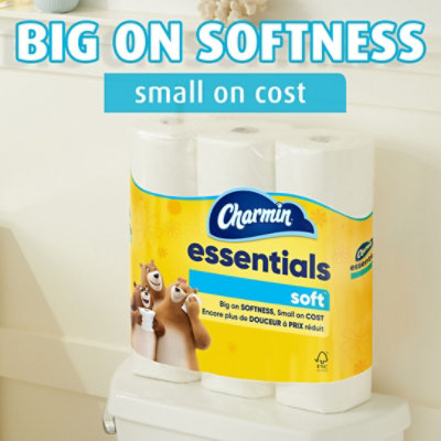 Charmin Essentials Soft Toilet Paper - 6 Count - Image 2