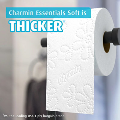 Charmin Essentials Soft Toilet Paper - 6 Count - Image 3