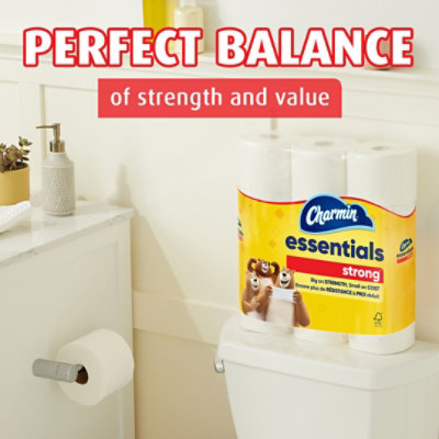 Charmin Essentials Strong Toilet Paper - 6 Count - Image 4