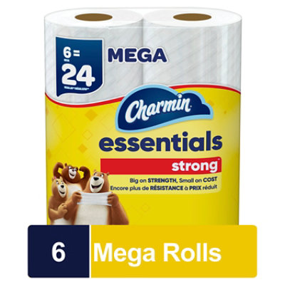 Charmin Essentials Strong Toilet Paper - 6 Count - Image 1