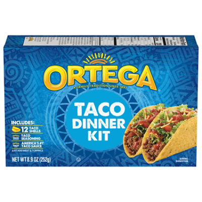 Yellow Corn Taco Dinner Kit 12 Count - 8.9 Oz - Image 2